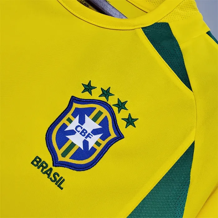 Brazil Jersey Home Kit 2002 Retro
