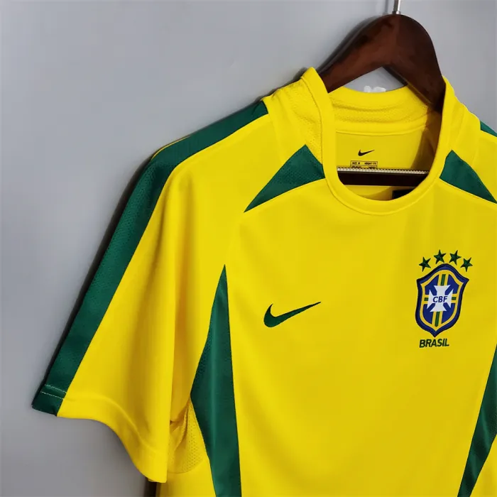 Brazil Jersey Home Kit 2002 Retro