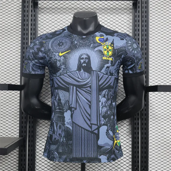 Player Version Brazil Jersey Home Kit 2024 Player Version Football Team Soccer Shirt