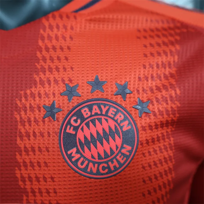 Player Version Bayern Munich Home Jersey 24/25 Football Kit Long Sleeves