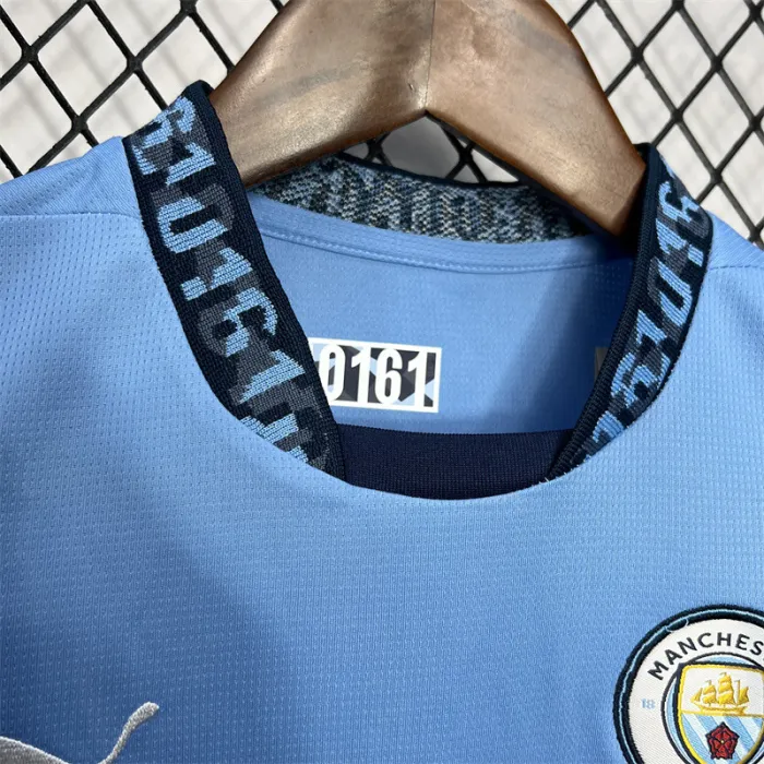 Kids Manchester City Home Kit 24/25 Football Jersey