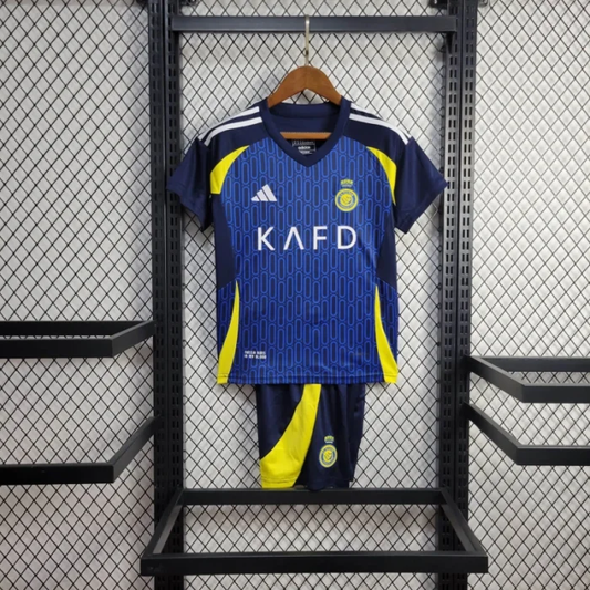 Kids Al-nassr Away Jersey 24/25 Football Kit