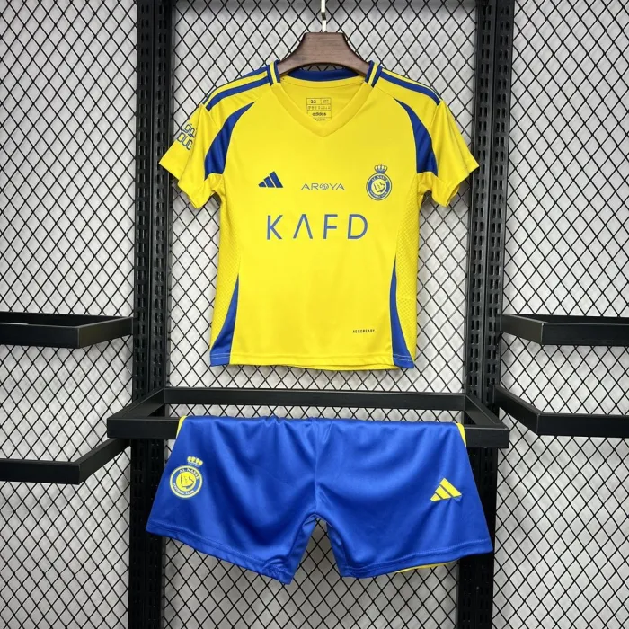 Kids Al-nassr Home Jersey 24/25 Football Kit