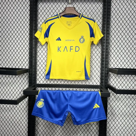 Kids Al-nassr Home Jersey 24/25 Football Kit