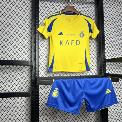 Kids Al-nassr Home Jersey 24/25 Football Kit