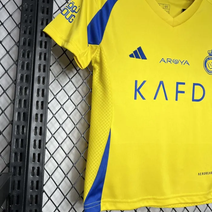 Kids Al-nassr Home Jersey 24/25 Football Kit