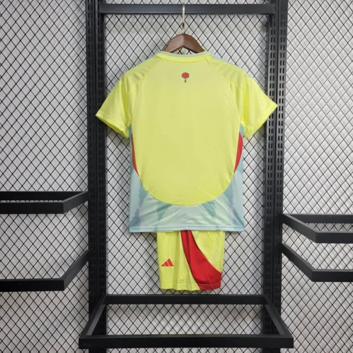 Kids Spain Away Kit 24/25 Euro Cup 2024 Football Jersey
