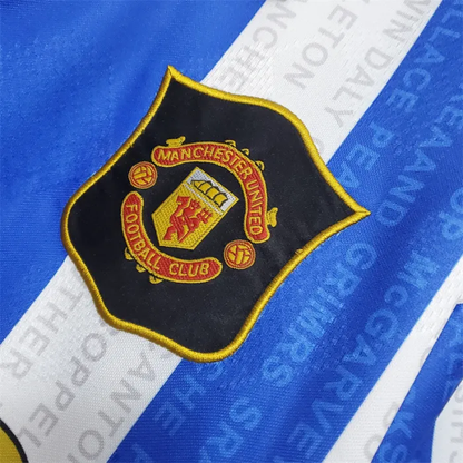 Manchester United Jersey Away Kit 1994/96 Retro Football Team Soccer Shirt