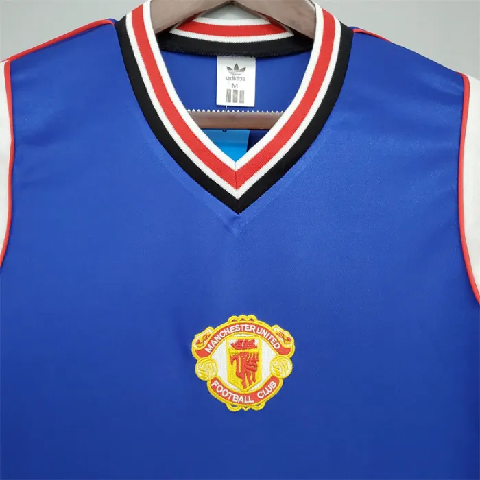 Manchester United Jersey Third Kit 1985/86 Retro Football Team Soccer Shirt