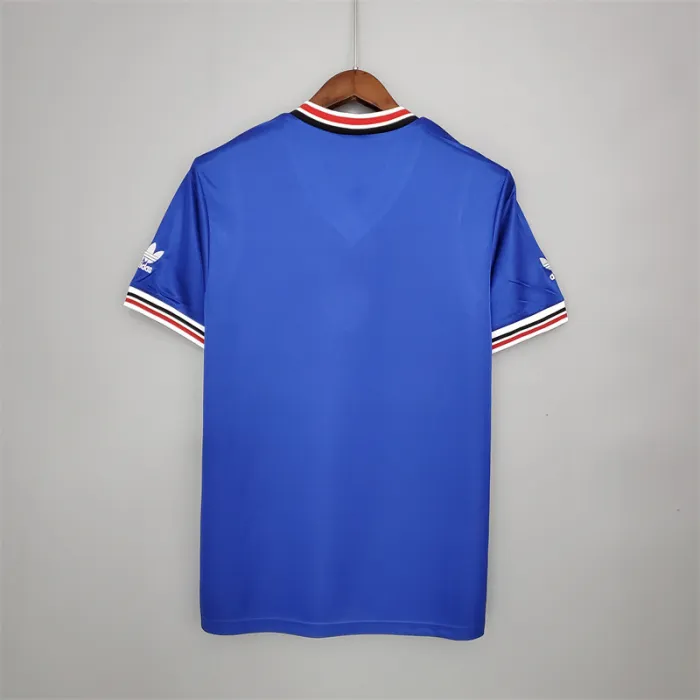 Manchester United Jersey Third Kit 1985/86 Retro Football Team Soccer Shirt