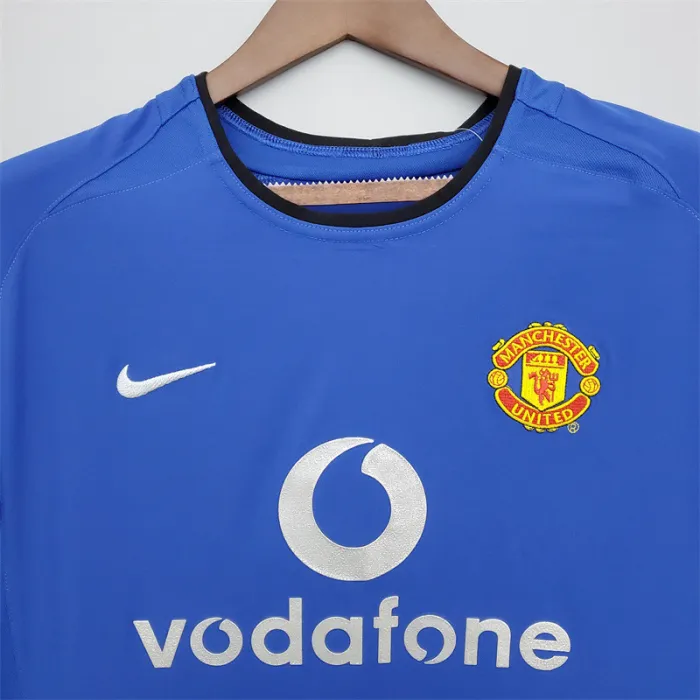 Manchester United Jersey Third Kit 2002/04 Retro Football Team Soccer Shirt