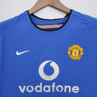 Manchester United Jersey Third Kit 2002/04 Retro Football Team Soccer Shirt