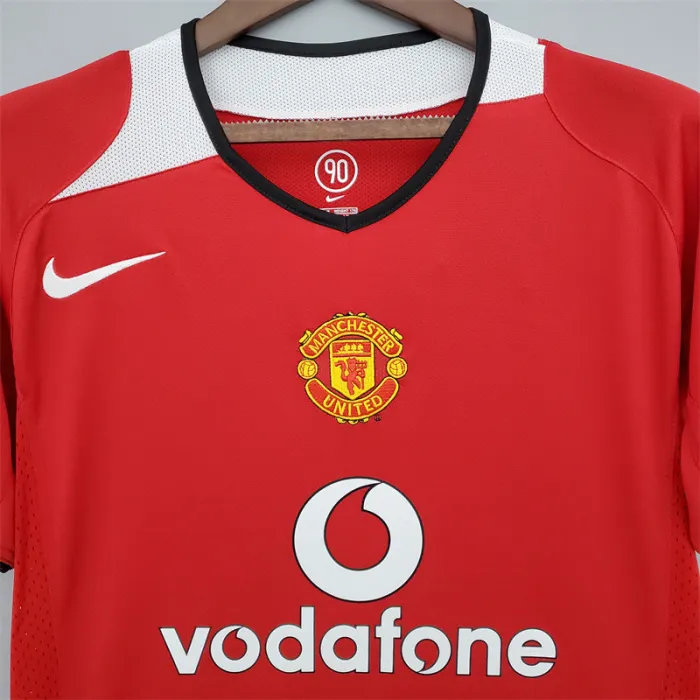 Manchester United Jersey Home Kit 2004/06 Retro Football Team Soccer Shirt