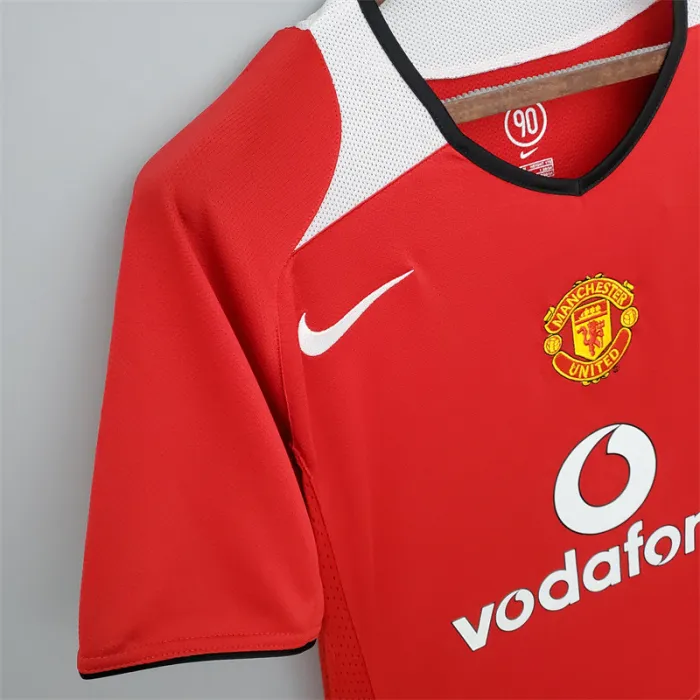 Manchester United Jersey Home Kit 2004/06 Retro Football Team Soccer Shirt