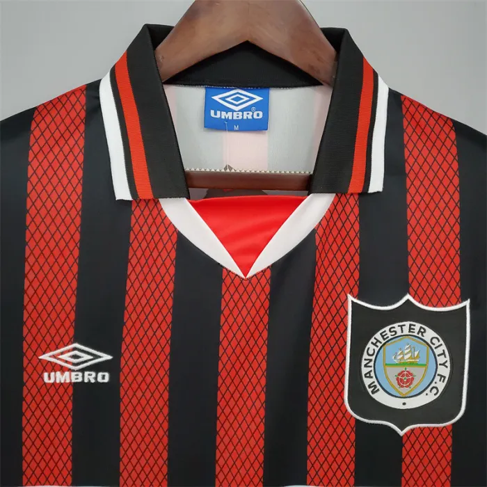 Manchester City Jersey Away Kit 1994/96 Retro Football Team Soccer Shirt