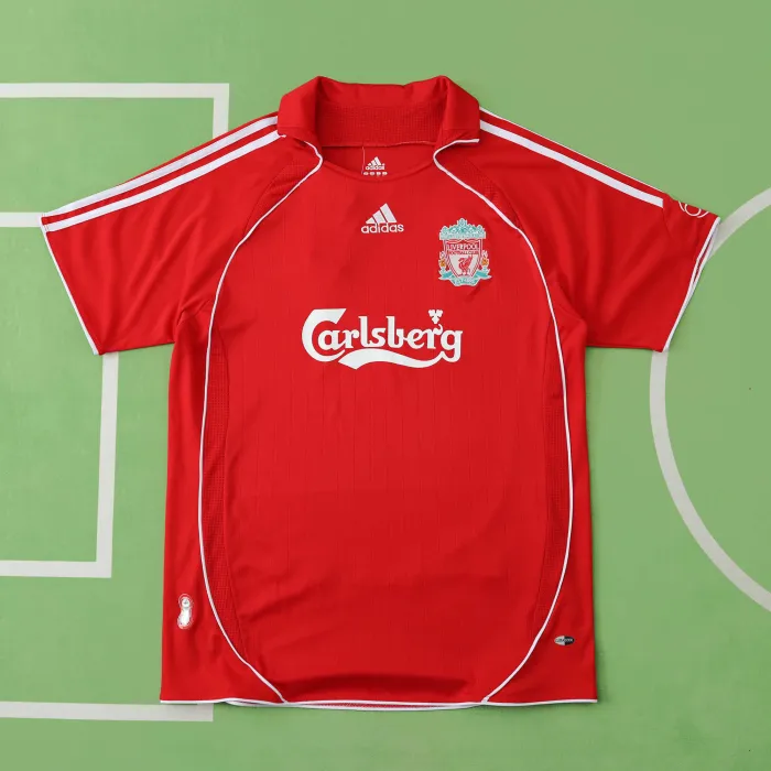 Liverpool Jersey Home Kit 2006/08 Retro Football Team Soccer Shirt