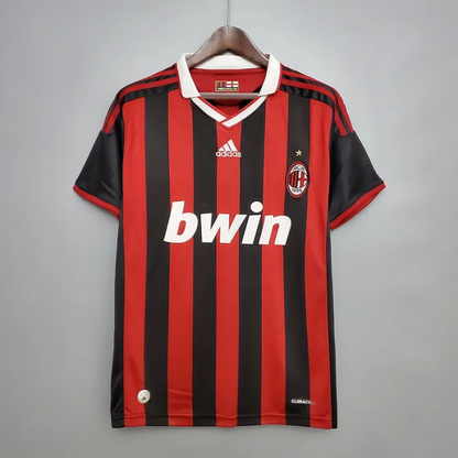 AC Milan Jersey Home Kit 2009 2010 Retro