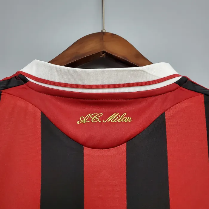AC Milan Jersey Home Kit 2009 2010 Retro