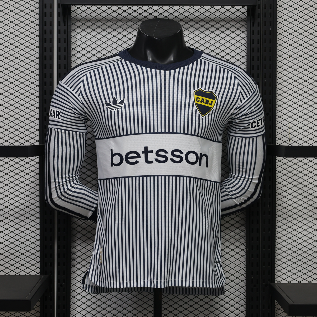 Boca Juniors 26-27 Long Sleeve Player Version Away Jersey