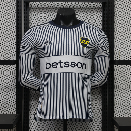 Boca Juniors 26-27 Long Sleeve Player Version Away Jersey