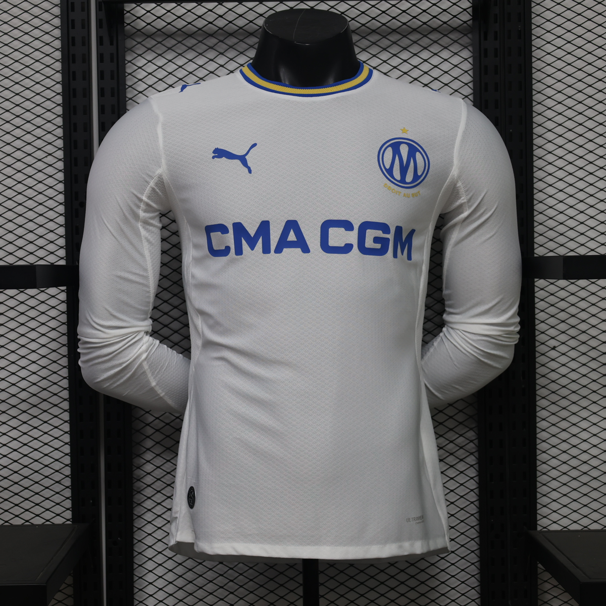 Olympique Marseille 26-27 Long Sleeve Player Version Jersey