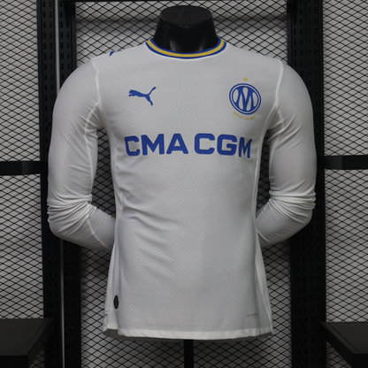 Olympique Marseille 26-27 Long Sleeve Player Version Jersey