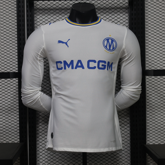 Olympique Marseille 26-27 Long Sleeve Player Version Jersey