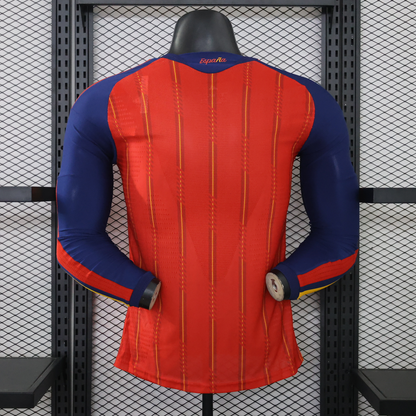 Spain World Cup Long Sleeve Player Version Jersey