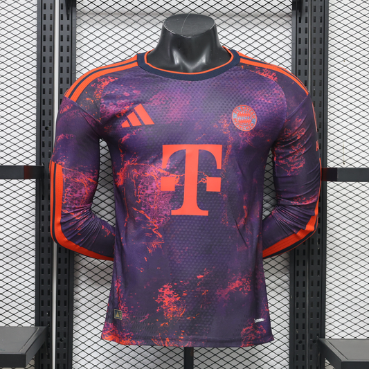 Bayern Munich 26-27 Long Sleeve Player Version Third Jersey