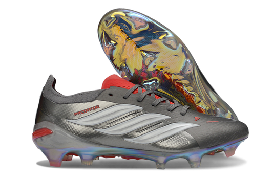 Predators Elite Cleats Without Tongue Grey and Red #2