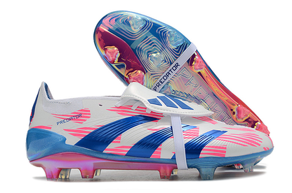 Predator Elite Cleats With Tongue Blue and Pink #6