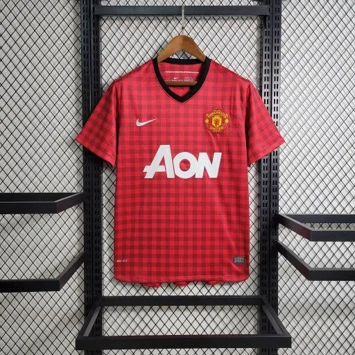 Manchester United Jersey Home Kit 2012/13 Retro Football Team Soccer Shirt