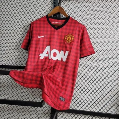 Manchester United Jersey Home Kit 2012/13 Retro Football Team Soccer Shirt