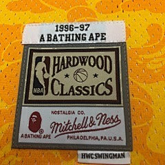 BAPE M&n Joint Jersey Lakers Ape Head