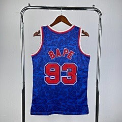 BAPE M&n Joint Jersey Nets Blue