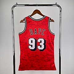 BAPE M&n Joint Jersey Heat Red