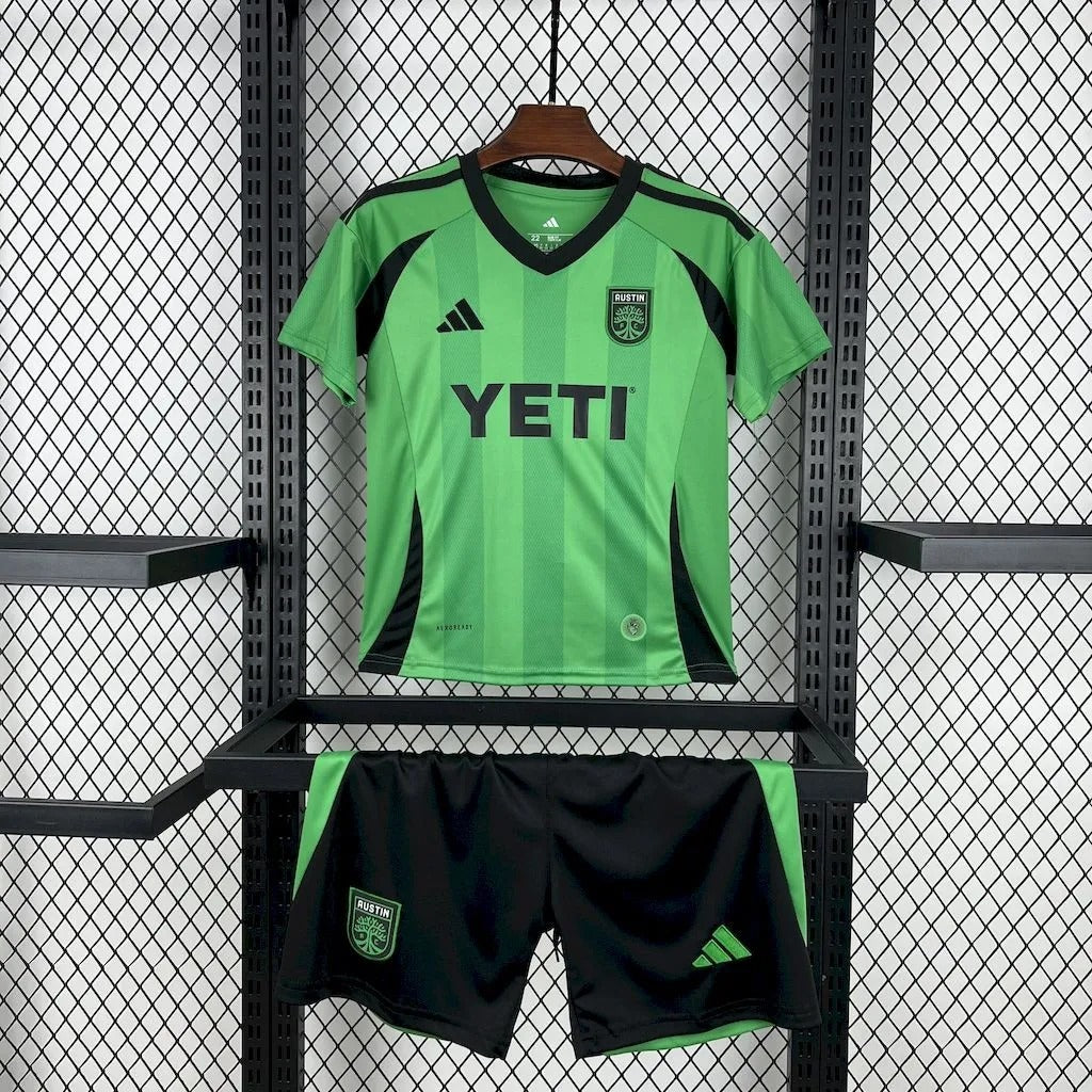 Kids Austin Jersey 25/26 Home Football Kit Soccer Jersey