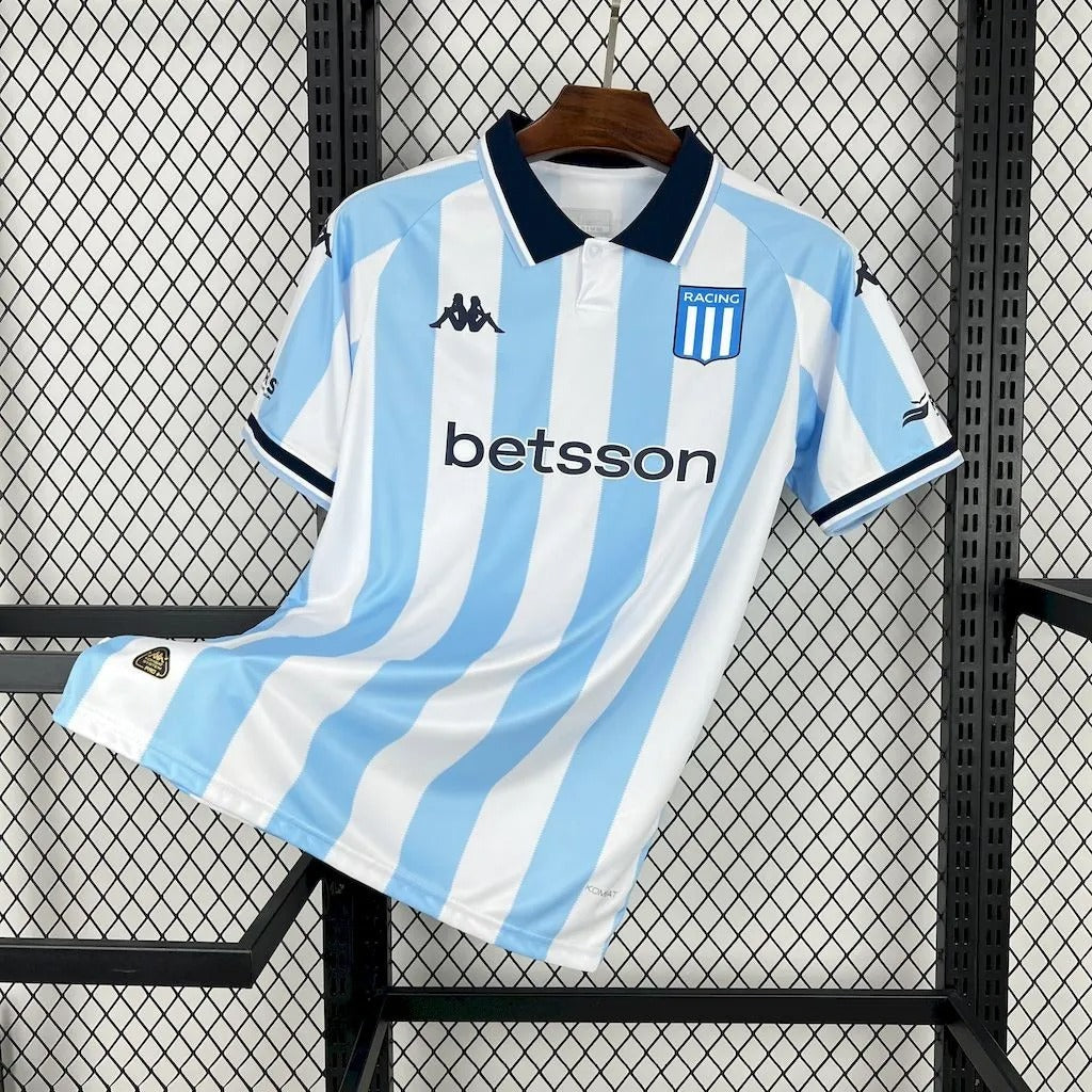Racing Club de Avellaneda Jersey 25/26 Home Football Kit Soccer Jersey