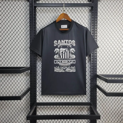 Santos Jersey 25/26 Black Football Kit Soccer Jersey