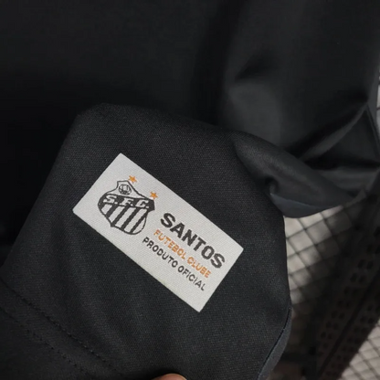 Santos Jersey 25/26 Black Football Kit Soccer Jersey