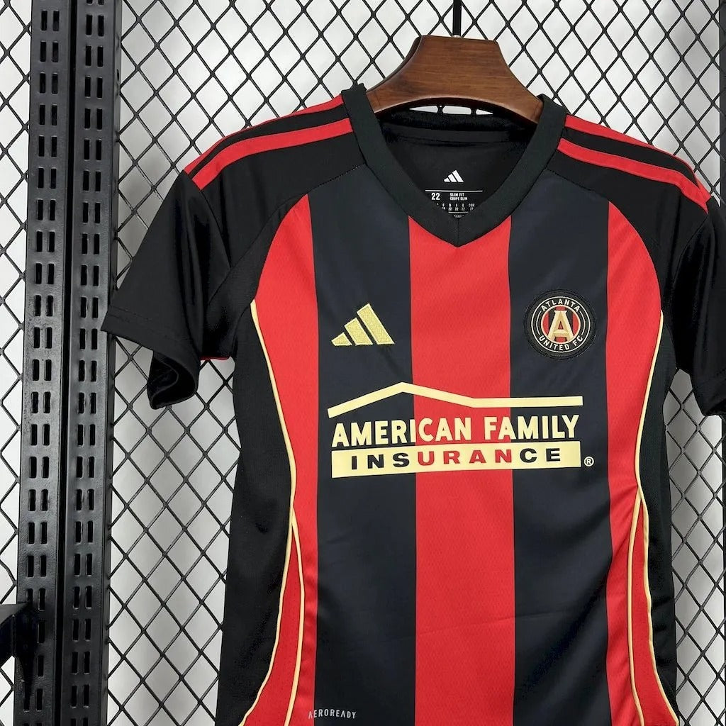 Kids Atlanta United Jersey 25/26 Home Football Kit Soccer Jersey