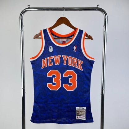 BAPE M&n Joint Jersey Knicks Blue