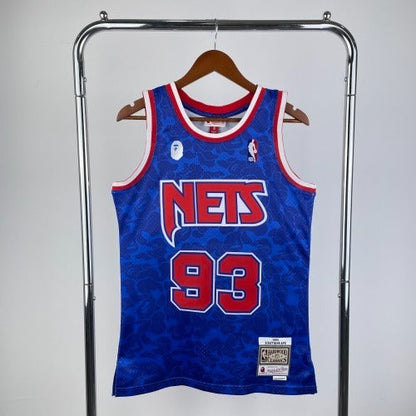 BAPE M&n Joint Jersey Nets Blue