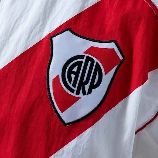 River Plate Windbreaker 2025/26 White Football Kit