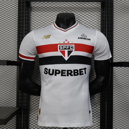 Player Version Sao Paulo Jersey 25/26 Home Football Kit Soccer Jersey