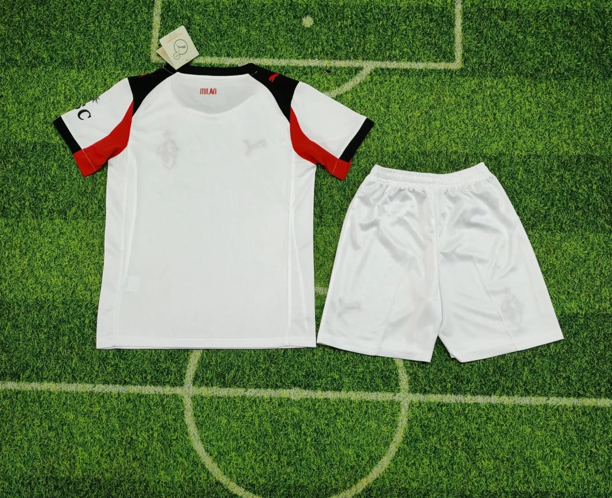 Kids Ac Milan Jersey 25/26 Away Football Kit Soccer Jersey