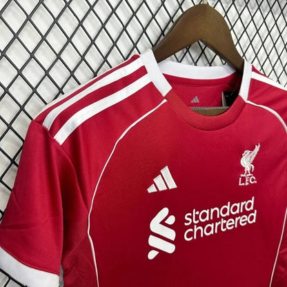 Kids Liverpool Jersey 25/26 Home Football Kit Soccer Jersey