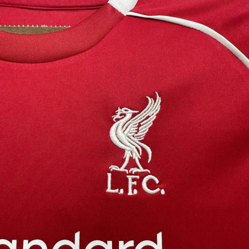 Kids Liverpool Jersey 25/26 Home Football Kit Soccer Jersey