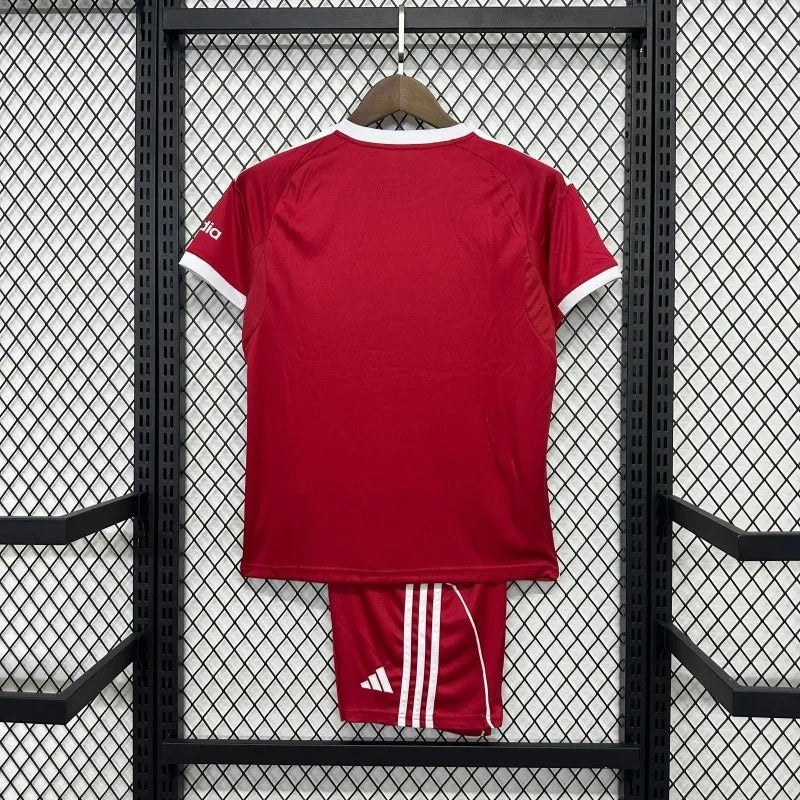 Kids Liverpool Jersey 25/26 Home Football Kit Soccer Jersey