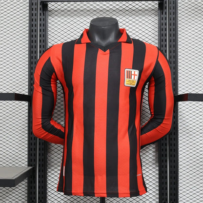 Player Version AC Milan Jersey 25/26 Long Sleeves 125-Year Anniversary Football Kit Soccer Jersey